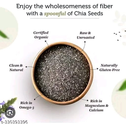 Premium Raw Chia Seeds (250g) – 100% Natural & Nutrient-Rich Superfood